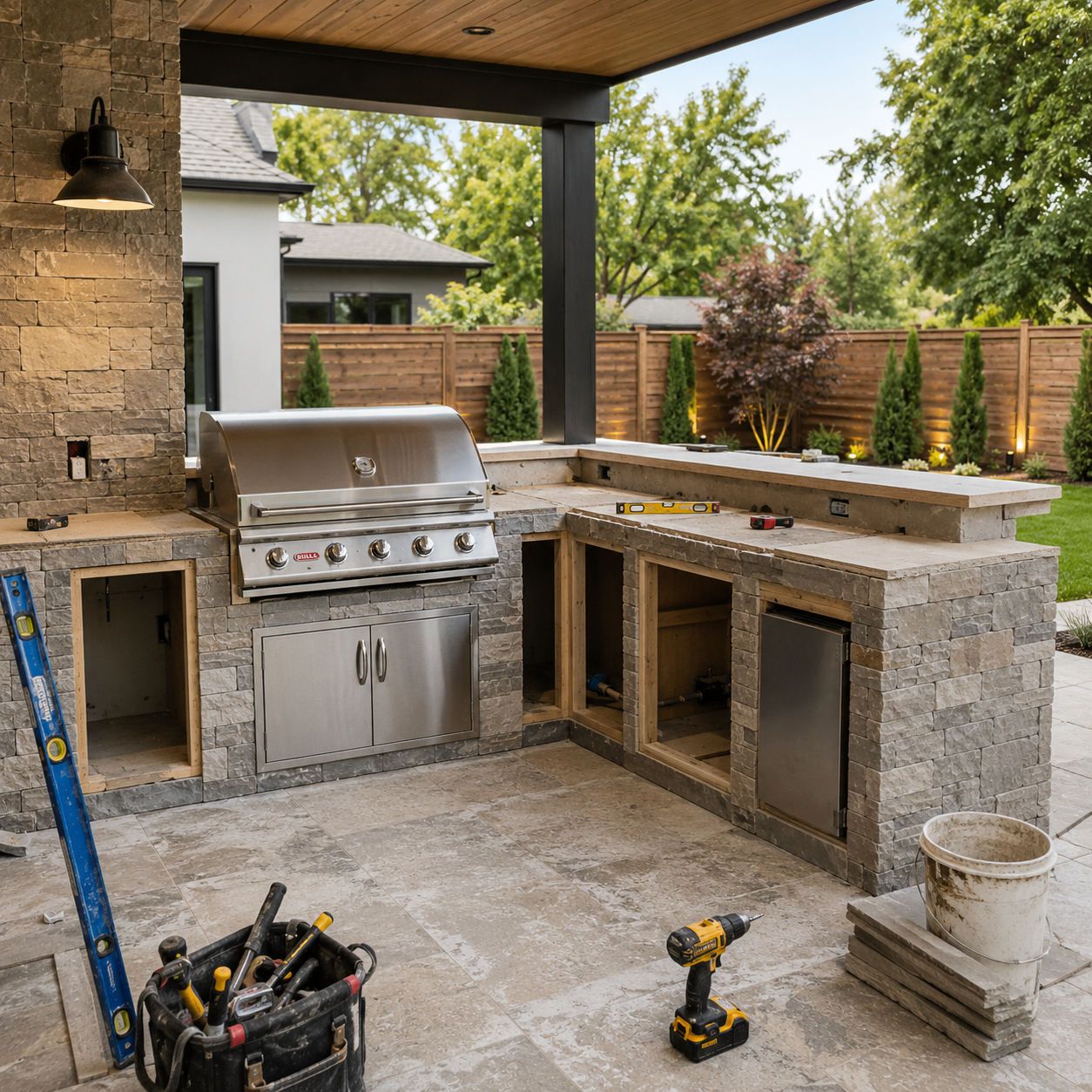 Outdoor Kitchen Construction Timeline: What to Expect from Planning to Your First Cookout