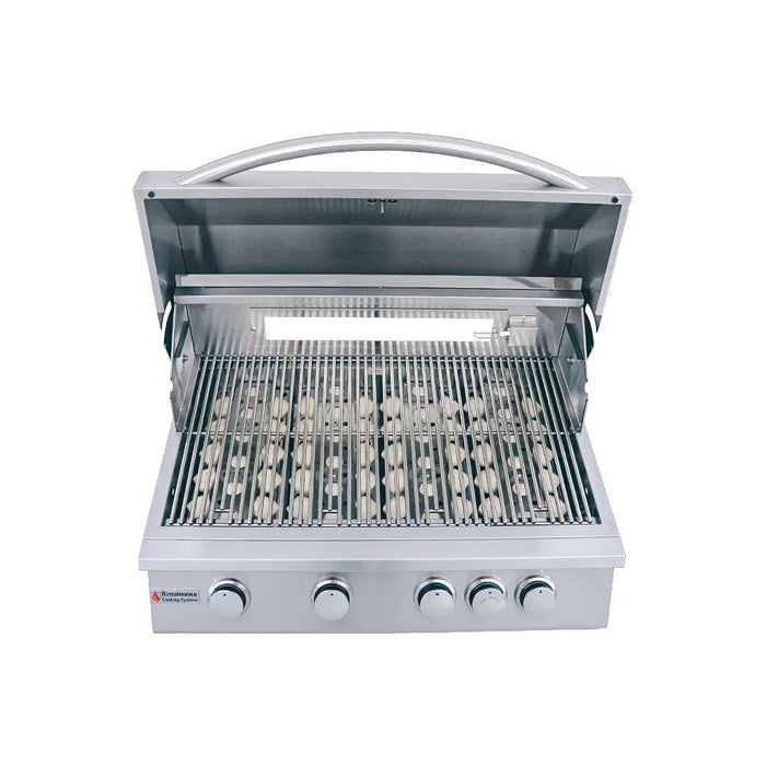 RCS Premier Series 32" 4-Burner Freestanding Grill With Rear Infrared Burner