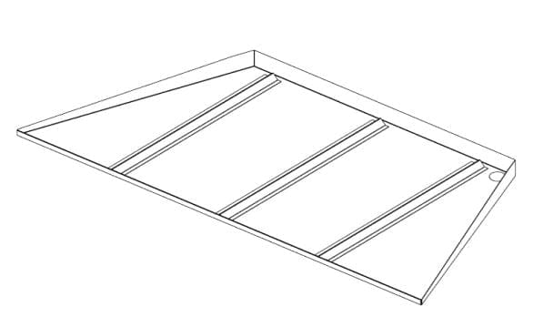Superior Drain Pan for VRE3200, VRE4300 & VRE4200 Gas Fireplaces