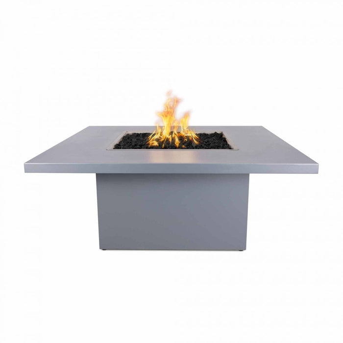 The Outdoor Plus Bella Square Fire Table - Stainless Steel