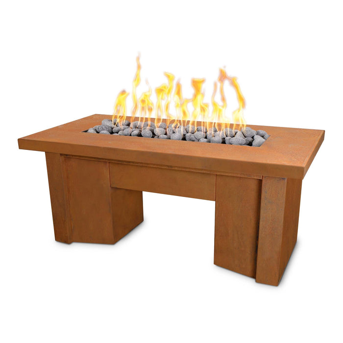 The Outdoor Plus 60" Alameda Fire Table - Corten Steel
