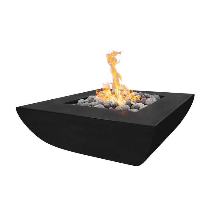 The Outdoor Plus 42" Square Avalon Fire Pit - GFRC Concrete - Natural Gas