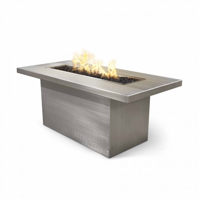 The Outdoor Plus Bella Linear Fire Table - Stainless Steel
