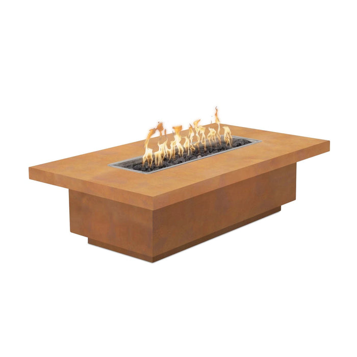 The Outdoor Plus Fremont Fire Table - Corten Steel