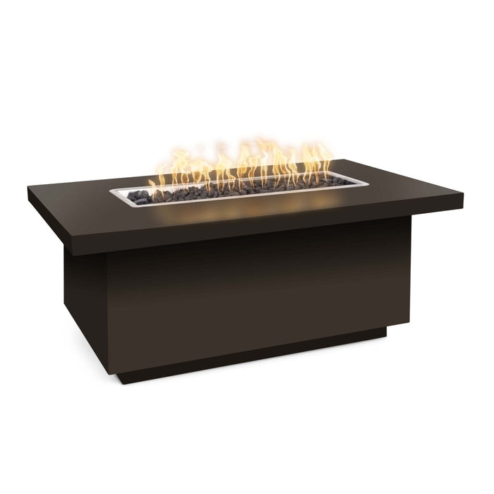 The Outdoor Plus 72" Fremont Fire Table - 24" Tall - Powder Coated Metal