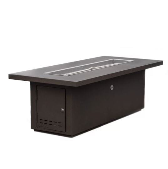 The Outdoor Plus 72" Fremont Fire Table - 24" Tall - Powder Coated Metal