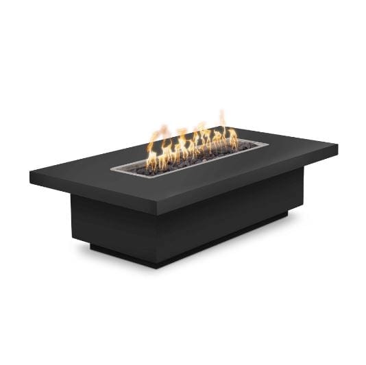 The Outdoor Plus 84" Fremont Fire Table - 15" Tall - Powder Coated Metal