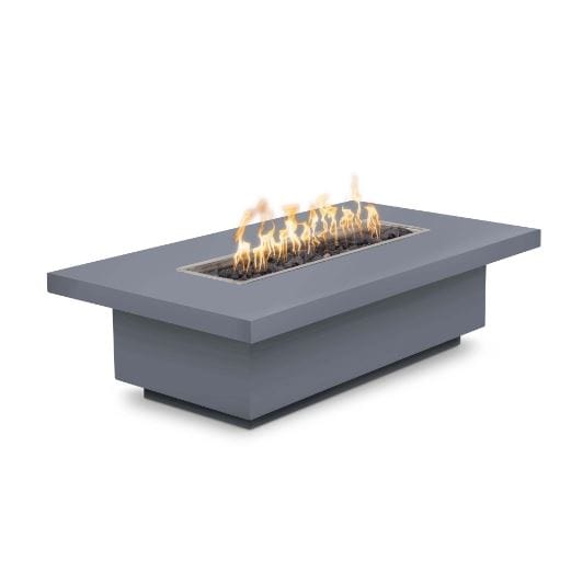 The Outdoor Plus 84" Fremont Fire Table - 15" Tall - Powder Coated Metal