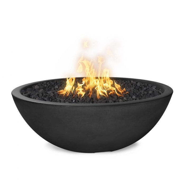 The Outdoor Plus 48” Sedona Fire Pit – Narrow Ledge - GFRC Concrete - Liquid Propane Gas