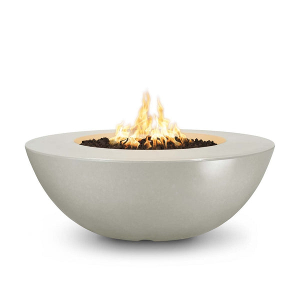 The Outdoor Plus 48” Sedona Fire Pit – Wide Ledge - GFRC Concrete - Natural Gas
