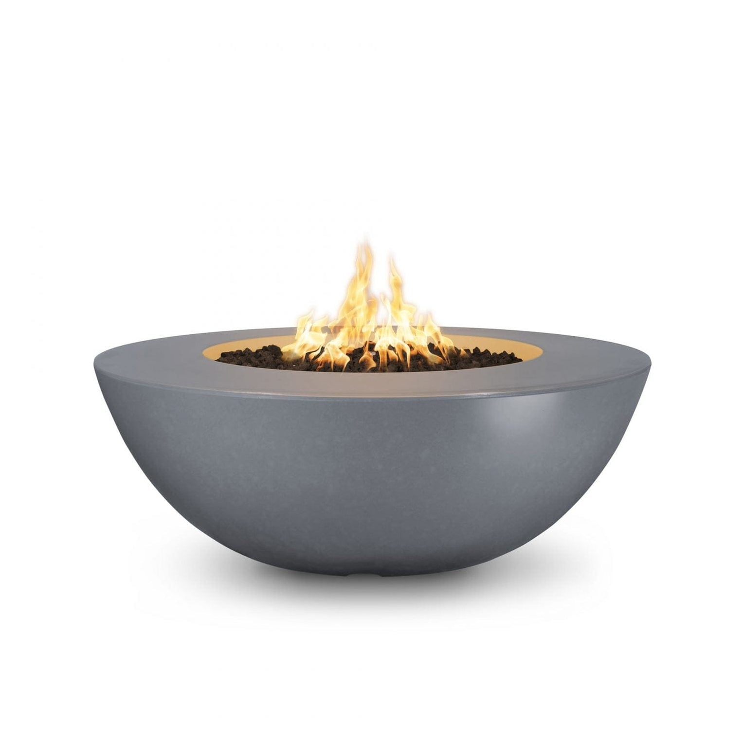 The Outdoor Plus 48” Sedona Fire Pit – Wide Ledge - GFRC Concrete - Na ...