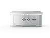 Sleek stainless-steel outdoor double-burner unit with two front control knobs, ideal for side-burner cooking and grill setups.
