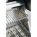 Close-up of adjustable warming rack inside an American Made Grills Alturi built-in gas grill