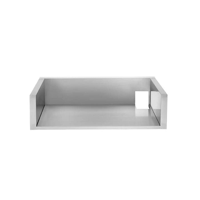 American Made Grills Alturi 42-inch stainless steel insulating grill liner, front view showing double-lined construction and precision-fit design.