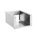 American Made Grills GL-ASB2 stainless steel side burner liner jacket, angled view showing insulated walls and built-in design.