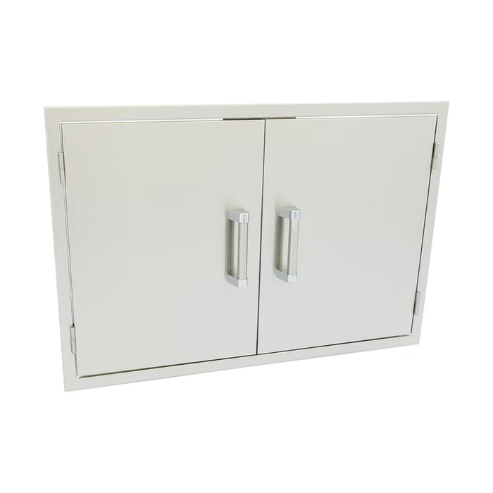 Kokomo Grills 30-inch stainless steel double access door with dual-wall construction and bar handles