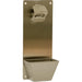 Front view of Kokomo Grills stainless steel bottle opener with detachable cap catcher