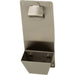 Angled view of Kokomo Grills outdoor kitchen bottle opener and removable stainless steel cap catcher
