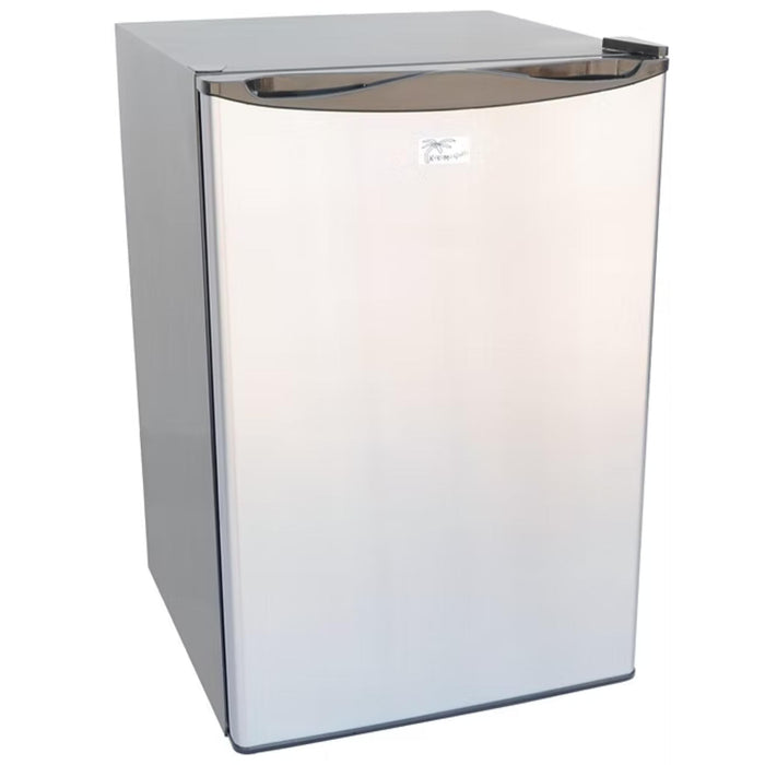 Kokomo Grills built-in outdoor refrigerator with stainless steel door