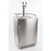 Kokomo Grills 24-inch stainless steel outdoor kegerator with dual tap tower and front ventilation