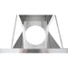 Interior of Kokomo Grills propane tank pull-out drawer showing circular LP tank opening and support frame