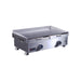 Le Griddle Commercial Series 75 gas griddle OML75C3 with two removable grease collection trays extended from the front