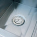 Stainless steel sink basin and drain on Summerset outdoor beverage and prep station