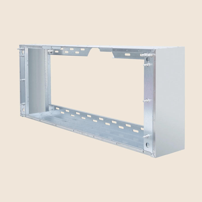 Summerset 8-Inch Spacer Bracket for 42-Inch Outdoor Vent Hood angled view showing frame and mounting hardware