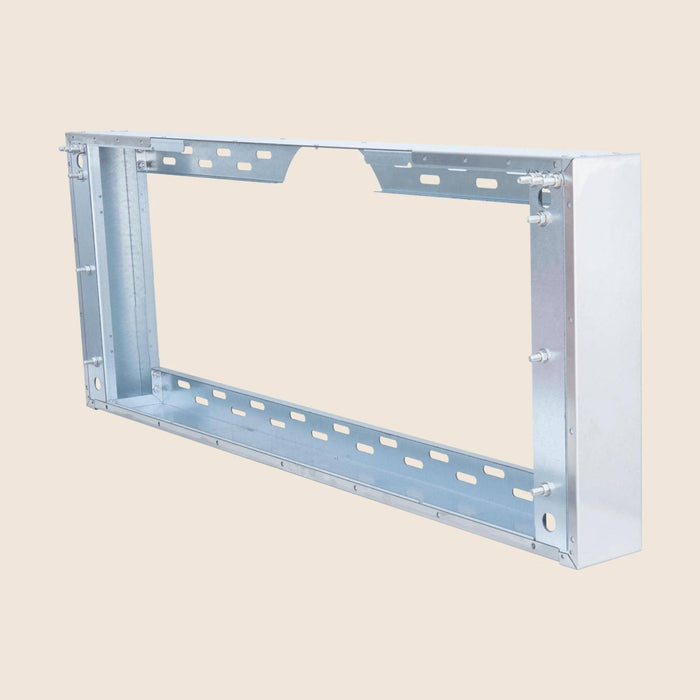 Summerset 4-Inch Spacer Bracket for 42-Inch Outdoor Vent Hood angled view showing mounting frame