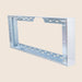 Summerset 4-Inch Spacer Bracket for 42-Inch Outdoor Vent Hood angled view showing mounting frame