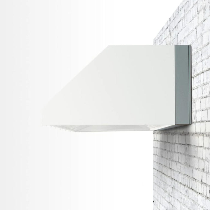 Summerset 4-Inch Spacer Bracket installed between 42-Inch Outdoor Vent Hood and wall