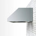 Summerset 42-Inch Outdoor Vent Hood with 4-Inch Spacer Bracket mounted against wall